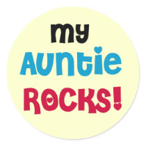 My Auntie Rocks Tshirts and Gifts Sticker