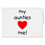 My Aunties Love Me cards