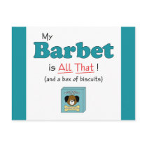 My Barbet is All That! Postcard