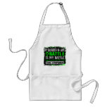 My Battle Too 2 Lymphoma Daughter--In-Law Apron