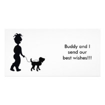 My Best Bud Photo Greeting Card