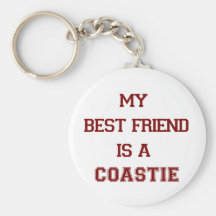 My Best Friend Is A Coastie New Key Chain
