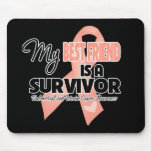 My Best Friend  is a Survivor - Uterine Cancer Mousepad