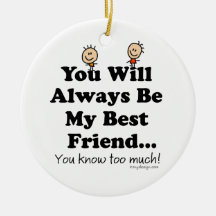 My Best Friend Keepsake Oranaments Christmas Ornaments