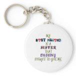 MY BEST FRIEND keychains