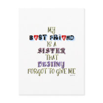 MY BEST FRIEND POST CARDS