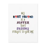 MY BEST FRIEND postcards