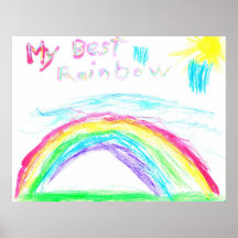 "My Best Rainbow" by Steven Loy Poster