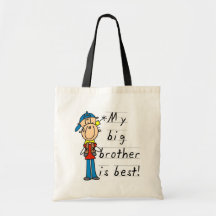 My Big Brother is Best Tshirts and Gifts Bag