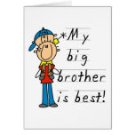 My Big Brother is Best Tshirts and Gifts Card