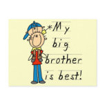 My Big Brother is Best Tshirts and Gifts Post Card
