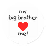 My Big Brother Loves Me stickers