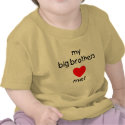 My Big Brothers Love Me t-shirts