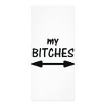 my bitches arrow icon rack cards