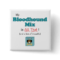 My Bloodhound Mix is All That! Pin