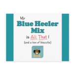 My Blue Heeler Mix is All That! postcards