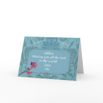 My Blue Telegram Greeting Card