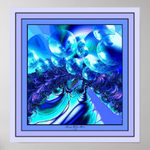 My Blue World Poster