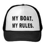 My Boat. My Rules - funny boating Mesh Hats