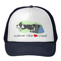 My Border Collie Loves Flyball  Hat