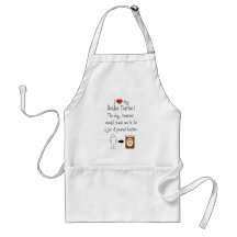 My Border Terrier Loves Peanut Butter Apron