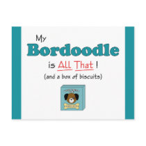 My Bordoodle is All That! Post Cards