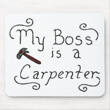 My Boss Is A Jewish Carpenter Mouse Mats