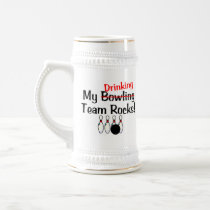 My Bowling (Drinking) Team Rocks Mug