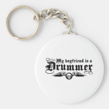 My Boyfriend Is A Drummer Key Chain