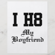 my boyfriend personalized flyer