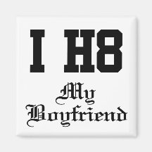 my boyfriend refrigerator magnet