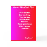 my boyfriend valentine's day greeting cards