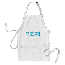 My Boys Can Swim! Aprons
