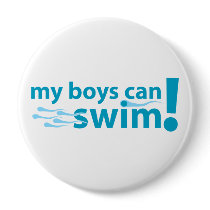 My Boys Can Swim! Pin