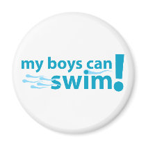 My Boys Can Swim! Fridge Magnets