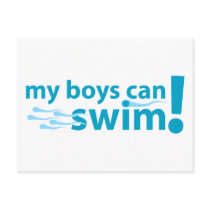My Boys Can Swim! Post Cards