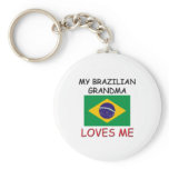 My Brazilian Grandma Loves Me Key Chain