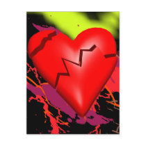 My Broken Heart Post Card