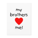 My Brothers Love Me postcards
