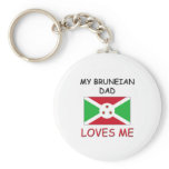 My BRUNEIAN DAD Loves Me keychains
