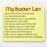 My Bucket List mousepads