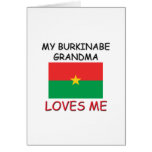 My Burkinabe Grandma Loves Me cards