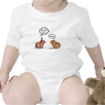 My Butt Hurts Bunnies Baby's White T-Shirt
