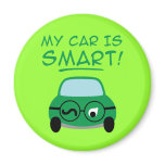 My Car Is Smart magnets