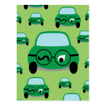 My Car Is Smart Postcard