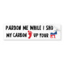 My Carbon Footprint Bumper Stickers