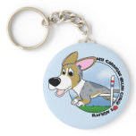 My Cardigan Welsh Corgi Loves Agility Keychain