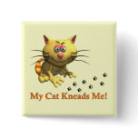 My Cat Kneads Me buttons