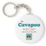 My Cavapoo is All That! keychains