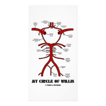 My Circle Of Willis (Arteries Anatomical Humour) Photo Greeting Card